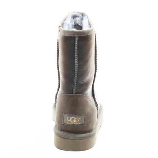 Угги женские ботинки UGG Classic Short Metallic Grey - фото 4