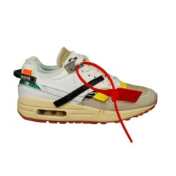Кроссовки Nike Air Max 1S x Virgil Abloh x BespokeIND Create x Off-White AA7293-100 Leather White