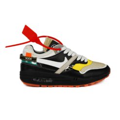 Кроссовки Nike Air Max 1S x Virgil Abloh x BespokeIND Create x Off-White AA7293-200 Leather Black