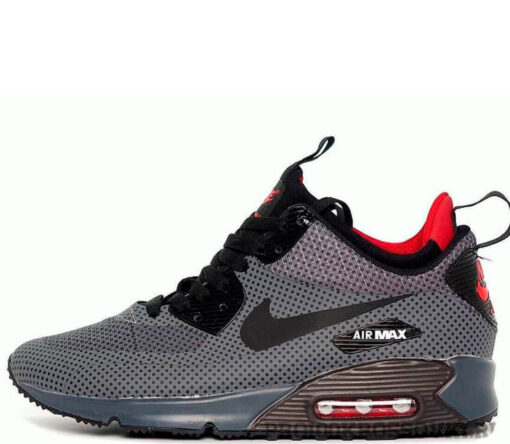 Кроссовки Nike Air Max 90 Hyperfuse Mid Winter 806850-006 Grey - фото 1