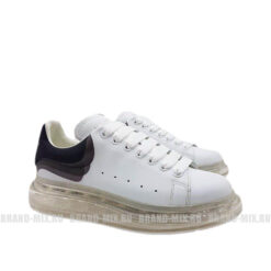 Кроссовки Alexander McQueen Clear Sole Sneakers Leather White
