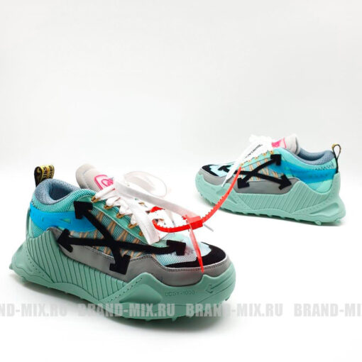 Кроссовки Off White Odsy 1000 Turquoise - фото 1