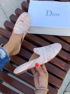 Шлёпанцы Christian Dior Pink A46671