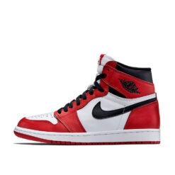 Кроссовки Nike Air Jordan 1 Retro High OG Chicago 332550-163 красно-белые