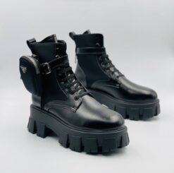 Ботинки женские Prada A53290 черные