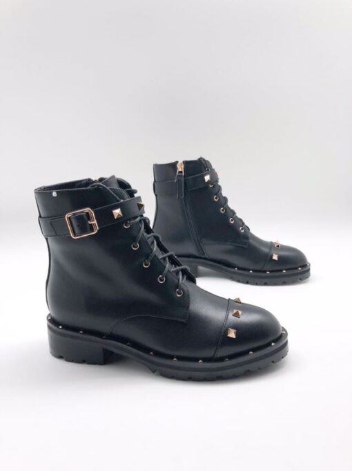 Ботинки женские Валентино черные A53445 - фото 1