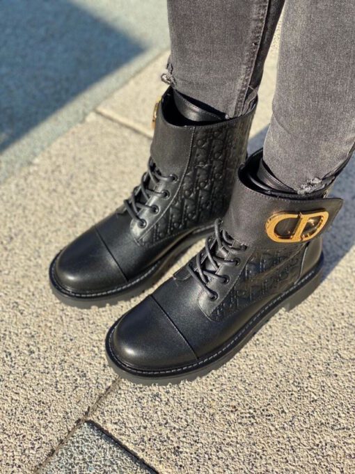 Ботинки женские Dior черные A53730 - фото 2