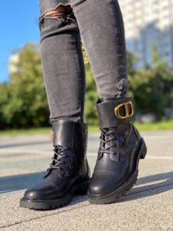 Ботинки женские Dior черные A53730