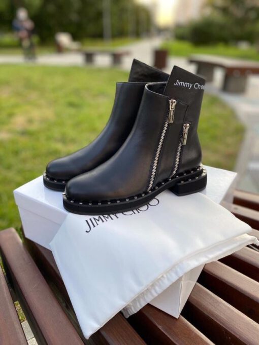 Ботинки женские Jimmy Choo черные A53743 - фото 3