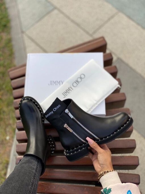 Ботинки женские Jimmy Choo черные A53743 - фото 2