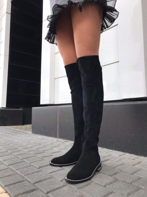 Ботфорты Givenchy черные A53775 - фото 2
