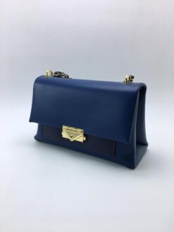Женская кожаная сумка Michael Kors синяя A51307