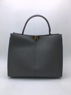 Женская сумка Fendi 51021 серая - фото 4
