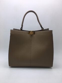 Женская сумка Fendi 32×28 коричневая