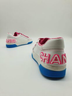 Кроссовки женские Chanel бело-синие