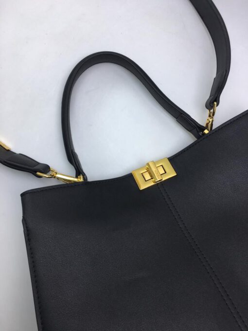 Женская сумка Fendi 351154 черная 2x28 см - фото 5