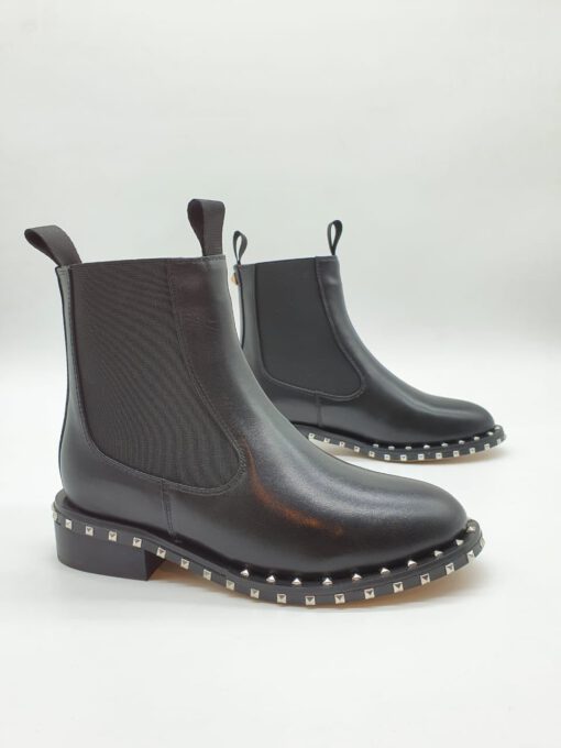 Ботинки женские Валентино черные A51839 - фото 1