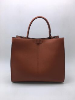 Женская сумка Fendi 51171 оранжевая 32x28 см - фото 2
