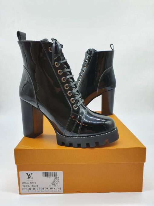 Ботинки женские Louis Vuitton черные A52603 - фото 3