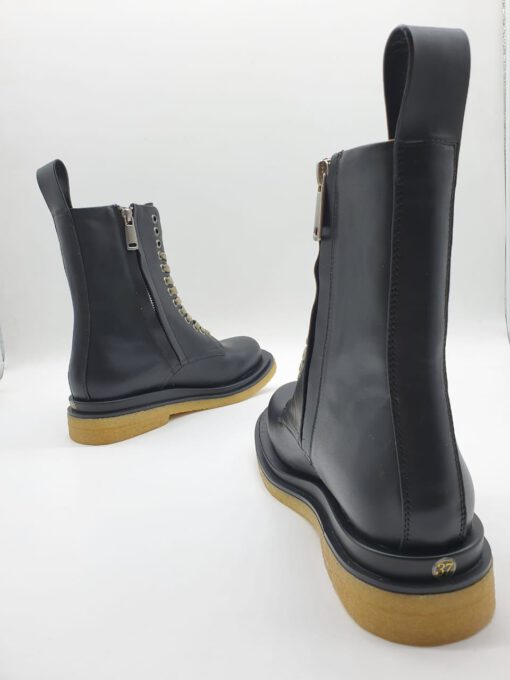 Ботинки женские Bottega Veneta черные A52305 - фото 3