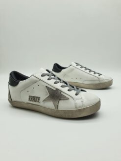 Кеды женские Golden Goose A52751 бело-черные