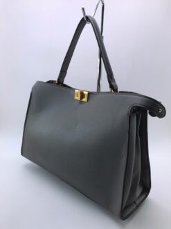 Женская сумка Fendi 51191 серая - фото 3