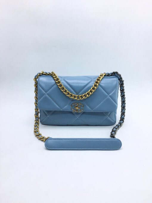 Женская сумка Chanel синяя A52825 - фото 1