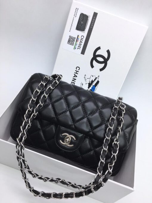 Женская сумка Chanel 26x16x8 черная - фото 3