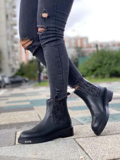 Ботинки женские Dior черные A52859