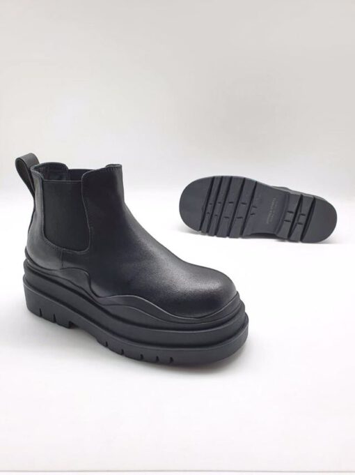 Ботинки женские Bottega Veneta черные A52368 - фото 3