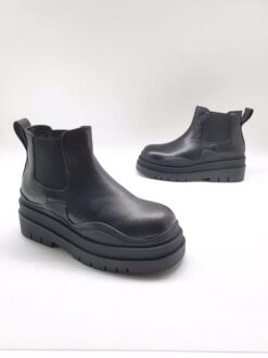 Ботинки женские Bottega Veneta черные A52368