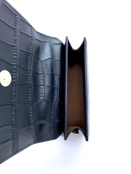 Женская кожаная сумка Jacquemus Le Chiquito 20/16 см черная - фото 5