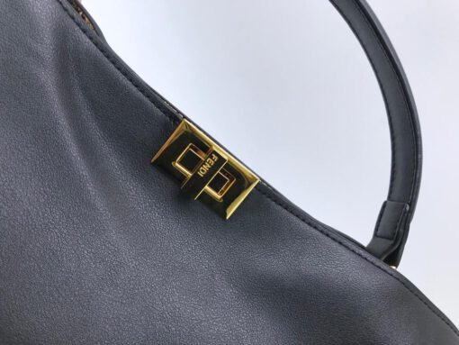 Женская сумка Fendi 51214 черная 32x24 см - фото 4