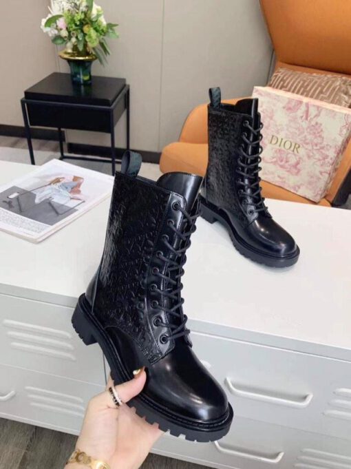 Ботинки женские Dior черные A53105 - фото 2