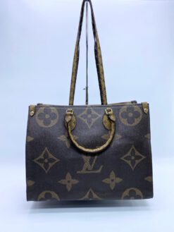 Женская сумка Louis Vuitton темно-коричневая - фото 3