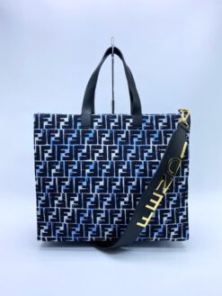 Женская сумка Fendi 54143 синяя - фото 6