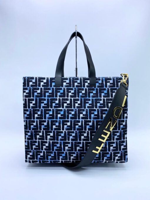 Женская сумка Fendi 54143 синяя - фото 1