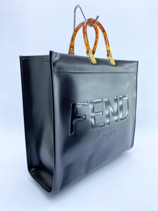 Женская сумка Fendi 54152 темно-синяя - фото 4