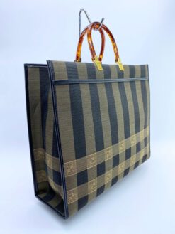 Женская сумка Fendi 54147 коричневая - фото 3
