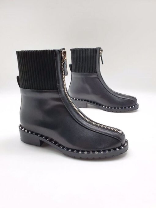 Ботинки женские Валентино черные A53380 - фото 1