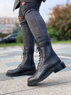 Ботинки женские Валентино черные A54779