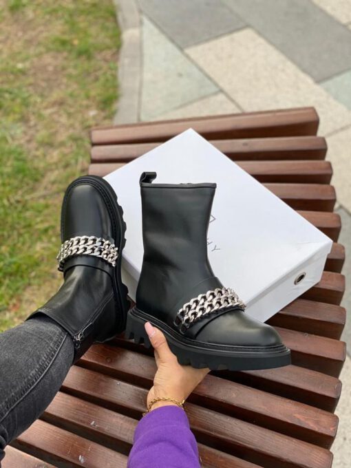 Ботинки женские Givenchy черные A54933 - фото 3