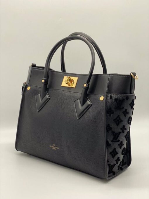 Женская сумка Louis Vuitton 31x27 черная - фото 2