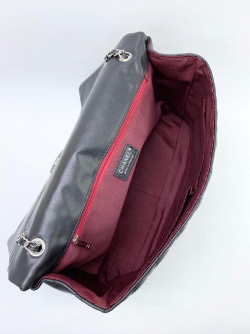 Женская кожаная сумка Chanel 55898 черная 39x24x11 см - фото 3