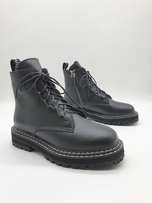 Зимние ботинки женские Proenza Schouler черные A56187 - фото 1
