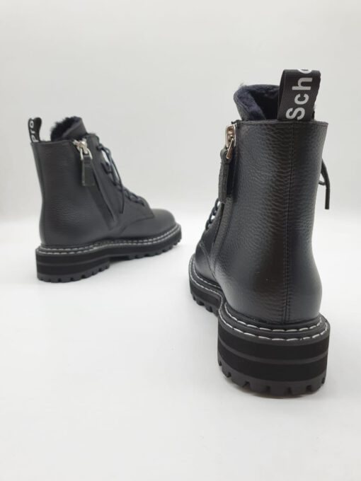 Зимние ботинки женские Proenza Schouler черные A56187 - фото 2