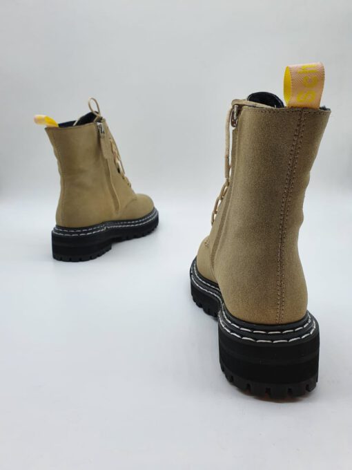 Зимние ботинки женские Proenza Schouler бежевые - фото 3