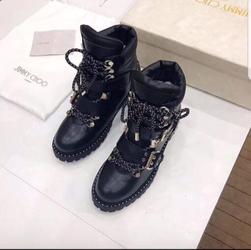 Ботинки женские Jimmy Choo черные A56570 - фото 2