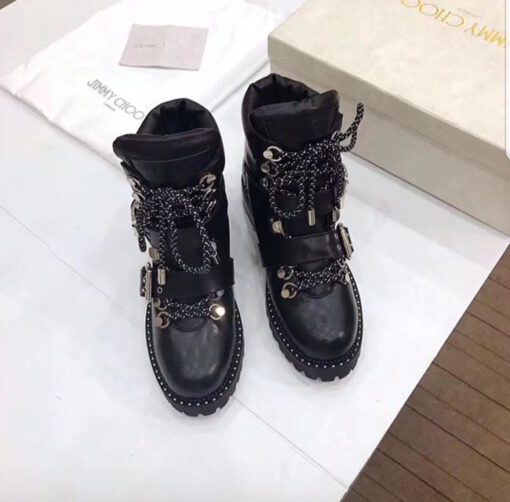 Ботинки женские Jimmy Choo черные A56570 - фото 5
