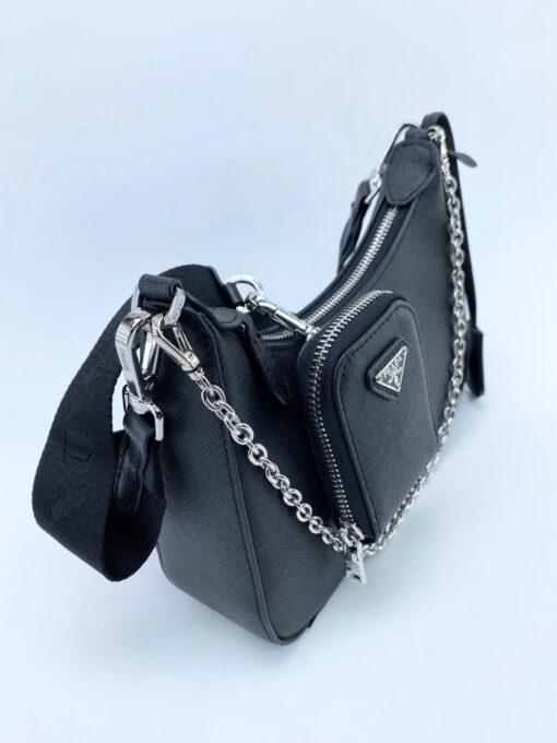 Женская сумка Prada черная A56594 - фото 6